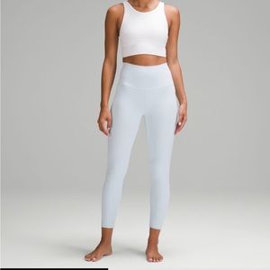 Lululemon Align High Rise Pant with pockets 25’ in Powder blue
